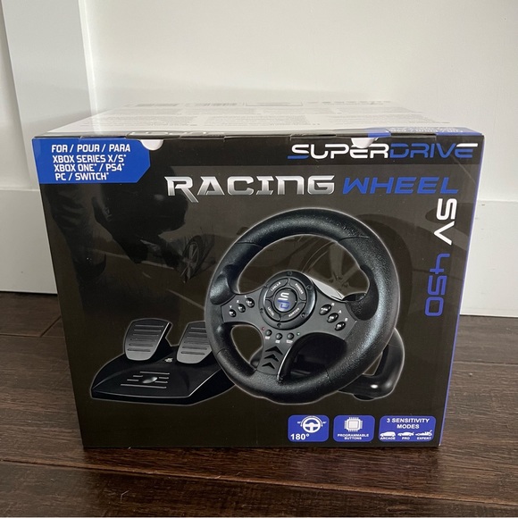 Superdrive SV450 racing steering wheel with Pedals and Shifters - Picture 6 of 6